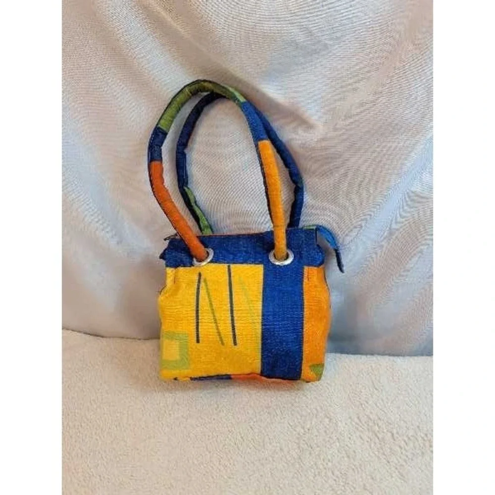 Kids Abstract Sun Print Small‎ Carry Handbag Multicolored